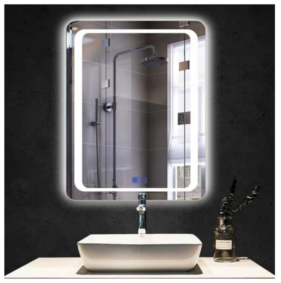 Vertical Rectangular LED Mirrors